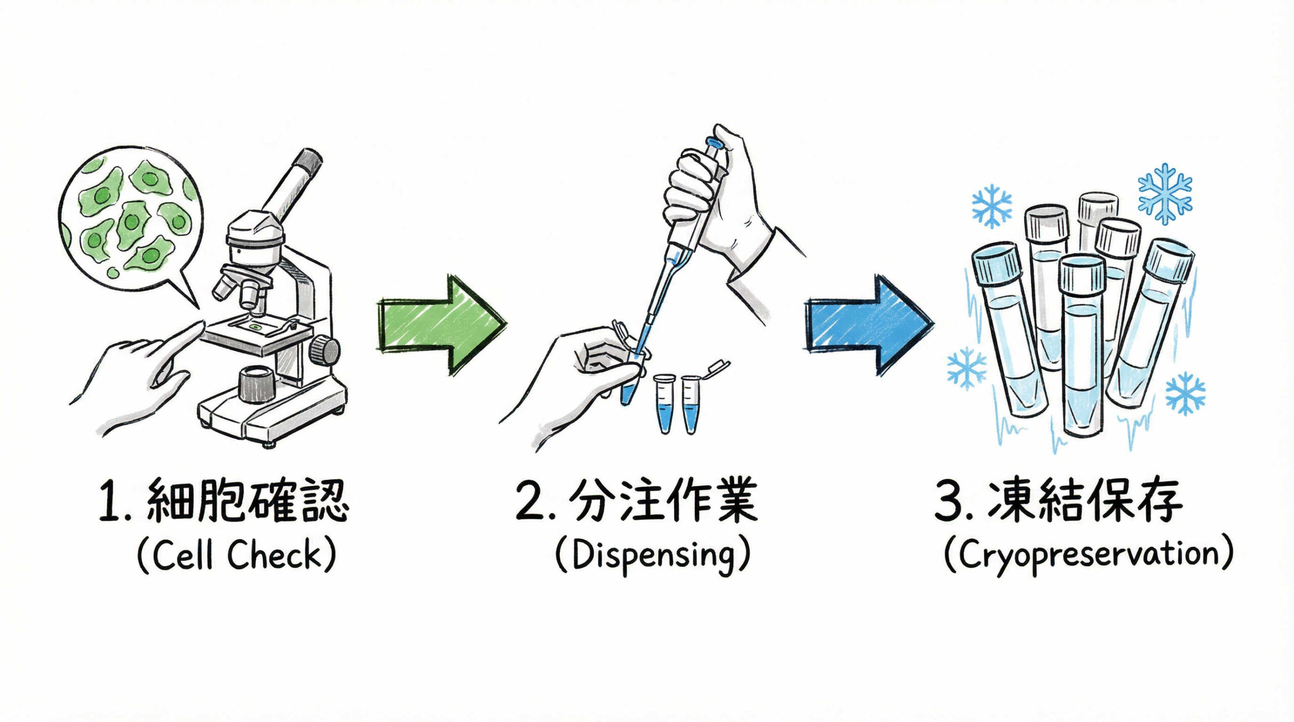 実務的な細胞調製・加工プロセスの品質管理手法