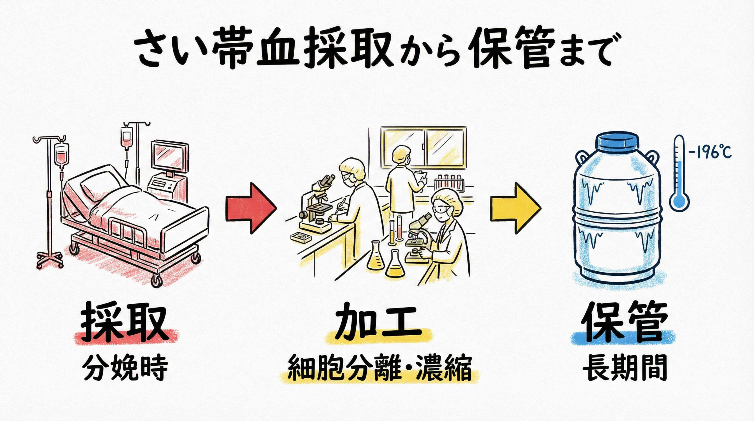 臍帯血採取から保管までの技術的プロセスと仕組み